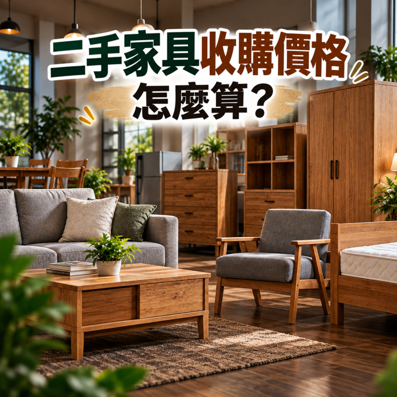 雄哥二手傢俱買賣｜台北高價收購二手傢俱｜二手傢俱中心二手家具收購價格怎麼算？影響家具估價的5大因素